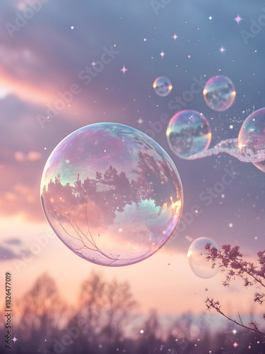 Crystal Wind Spirit – Air Element Abstract Fantasy