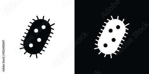 Bacteria icon, logo, app, template. EPS10