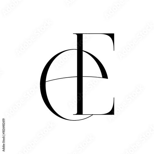 Modern Decorative Monogram