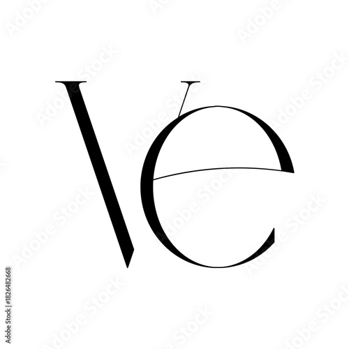 Modern Decorative Monogram