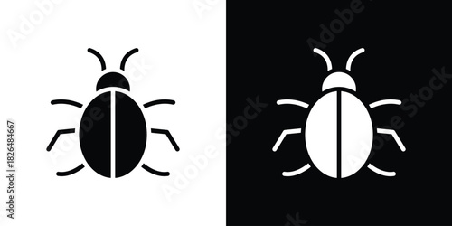 Bug icon, logo, app, template. EPS10
