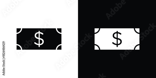 Cash icon, logo, app, template. EPS10