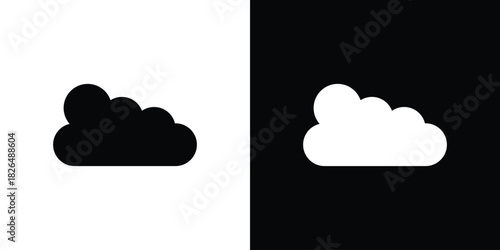 Cloud icon, logo, app, template. EPS10