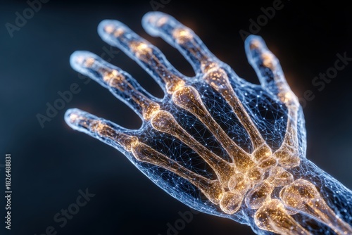 Close-Up Arthritis Medical Examination Detailed View
