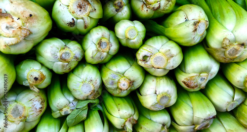 pile of fresh mustard greens, vegetables
