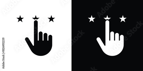 Customer feedback icon, logo, app, template. EPS10