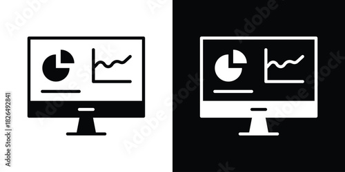 Dashboard icon, logo, app, template. EPS10