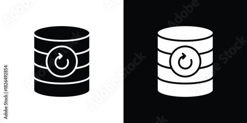 Data backup icon, logo, app, template. EPS10