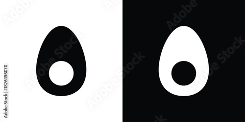 Egg icon, logo, app, template. EPS10