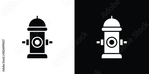 Fire hydrant icon, logo, app, template. EPS10