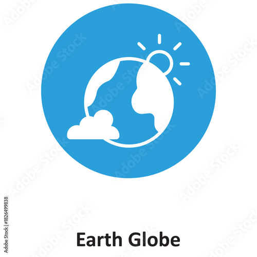  Earth Globe Vector icon which can easily modify or edit