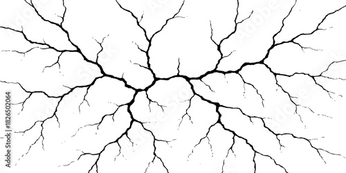 Old cracked wall texture: A dry pattern of cracked paint and concrete surface resembles a grunge map of drought-stricken earth