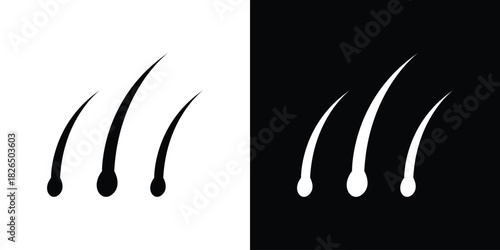 Hair icon, logo, app, template. EPS10