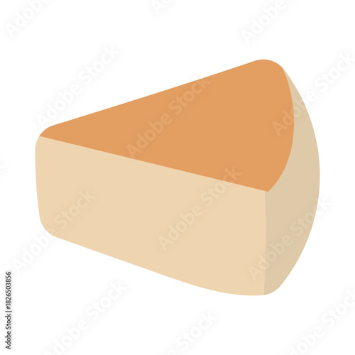 Baked Cheesecake Illustration