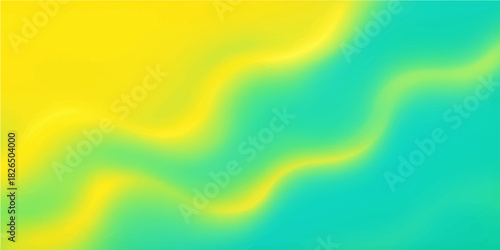 Abstract colorful wave background with bright yellow, blue, and orange gradient lines creating a dynamic motion design and texture