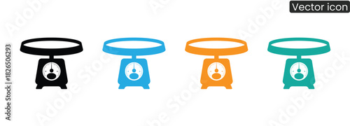 Enhance your designs with these colorful kitchen scales! Perfect for recipes, nutrition guides, or healthy lifestyle content. Clean, modern, and visually appealing.