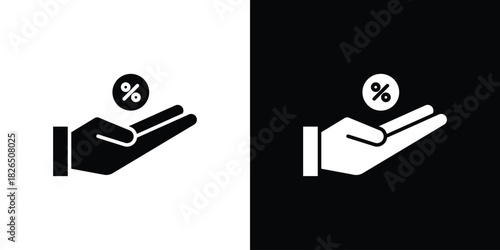 Interest icon, logo, app, template. EPS10