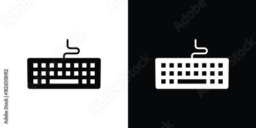 Keyboard icon, logo, app, template. EPS10