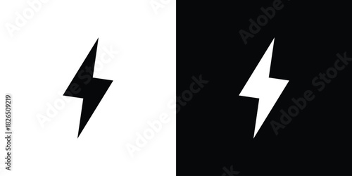 Lightning icon, logo, app, template. EPS10