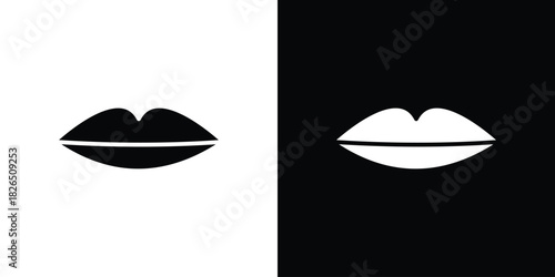 Lips icon, logo, app, template. EPS10