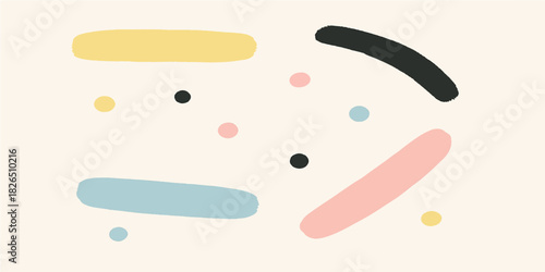 Milk chocolate splash vector illustration with a blue ink design pattern