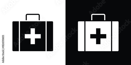 Medical kit icon, logo, app, template. EPS10