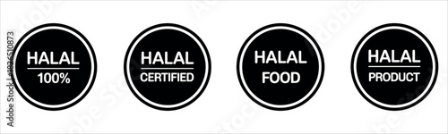 Showcase your Halal commitment with these certified product labels for food businesses and restaurants targeting Muslim consumers with quality assurance.