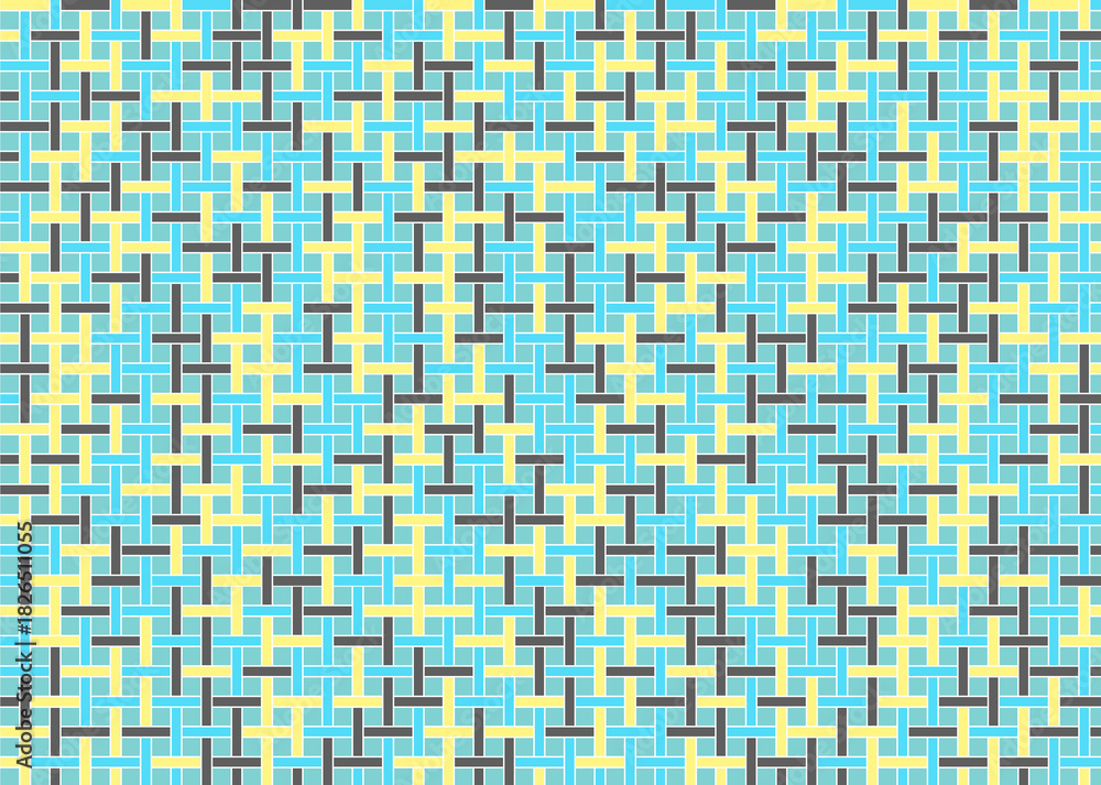 Fototapeta premium 幾何学的なタイル模様 背景