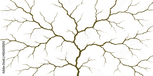 Dry cracked grunge texture of old paint on a country wall pattern