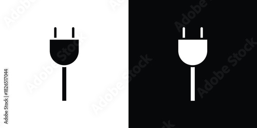Plug adapter icon, logo, app, template. EPS10