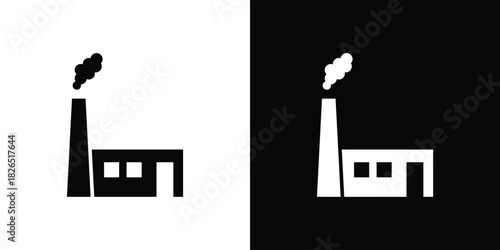 Pollution icon, logo, app, template. EPS10