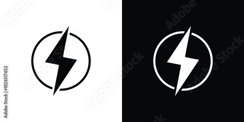 Power icon, logo, app, template. EPS10