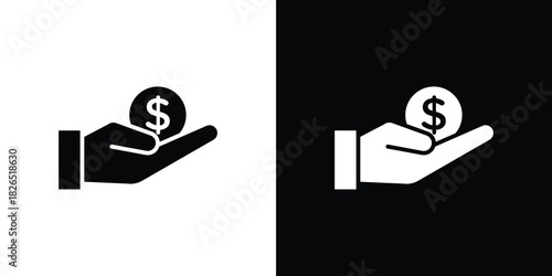 Profit icon, logo, app, template. EPS10