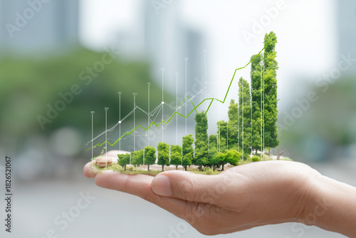 Esg investing strategies for maximizing returns in sustainable business financial markets graphical analysis green technology