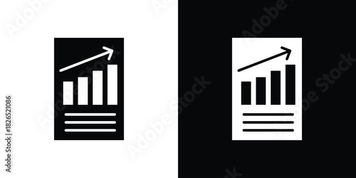 Report icon, logo, app, template. EPS10