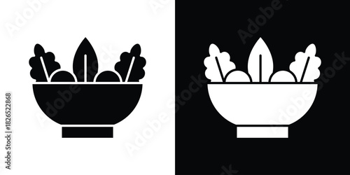 Salad icon, logo, app, template. EPS10