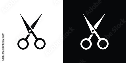 Scissors icon, logo, app, template. EPS10