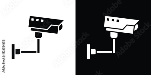 Security camera icon, logo, app, template. EPS10
