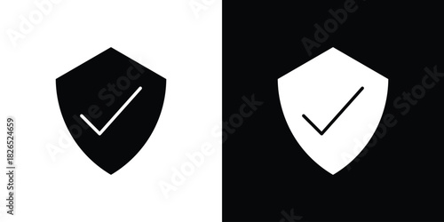 Security icon, logo, app, template. EPS10