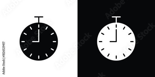 Timer icon, logo, app, template. EPS10