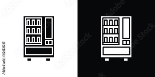 Vending machine icon, logo, app, template. EPS10