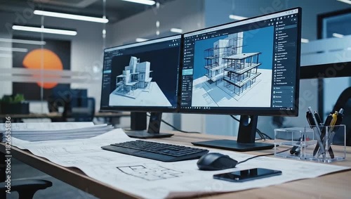 Architecture design software: creating building models with cad and bim technology