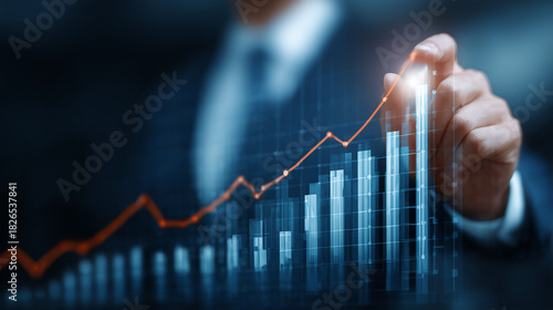 Business growth and financial success with innovative investment strategies, market trends, wealth building, and capital opportunity for entrepreneurs
