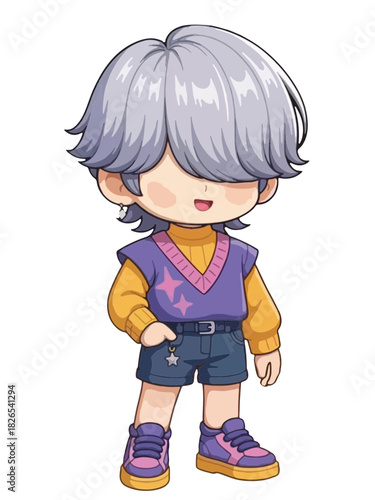  Six  Boys –  Colorful Character Art