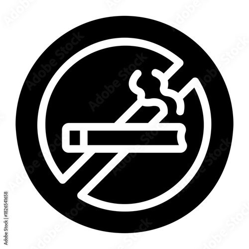 No smoking  Solid icon