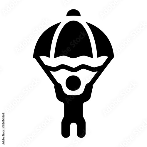 Parachute Solid icon