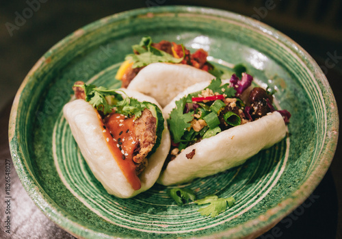 ready-made bao buns with filling
