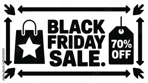 Don't miss out on huge savings this Black Friday with 70% off everything, plus shop till you drop with our special shopping bag event!