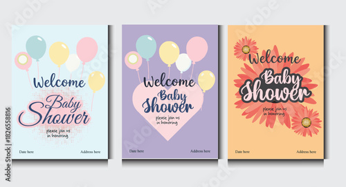 Sweet Baby Shower Celebration with Balloons and Gifts