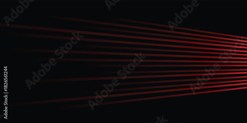 Red gray geometric abstract background on dark space with lines motion decoration. High speed with stripes style. Modern graphic design element concept for web banner, flyer, card, or brochure cover